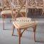 high quality rattan seat cross back chair for event