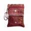 Ladies sling bag with zipper pockets & Flap Pocket genuine leather