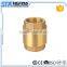 ART.4007 Manufacture normal temperature water media high pressure brass non return one way check valve 1-1/2" swing check valve