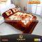 HOT!100 polyester blanket and 6PC bedding sets with floor mat and long pillow.