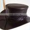 BLACK LEATHER FIELDS OF THE NEPHILIM CARL McCOY STYLE GOTHIC ROCK MENS HAT