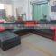 genuine leather u shaped sectional sofa