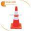 90CM PVC safety plastic traffic cone with black base