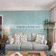 beautiful blue color wallpaper with special texture for home interior