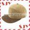 Vintage Corduroy Suede Flat Bill Brim Snapback Baseball Cap
