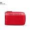 genuine leather card holder 13 cards leather wallet metal zipper purse
