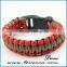 Different paracord bracelets waves style outdoor Army firestarter bangles