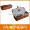 Best Sell factory custom made brown leather watch storage boxes with Pen (ZDS-F297)