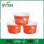 colorful disposable custom paper bowl with lid