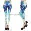 Galaxy Pants Lighting printed adventure time hot legging for women five colors