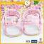 Newborn baby girl pink toddler shoes with factory wholesale baby sandals