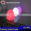 Wireless 16 Colors changing plastic bright colored egg shape led ball light for living room