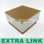 Custom Logo Printed White Kraft Paper Book Shaped Wallet Gift Box