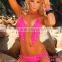 2015 New fashion ladies sexy pink bikini set sexy pink bikini set
