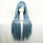 Full Head Long Wavy Synthetic Wigs, Lnuyasha Sesshoumaru Wig Peruca Quality Cosplay Wigs, Blue Black White Red Purple Orange Wig