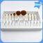 Wholesale make up brushes private label 10pieces tooth shape makeup brushes oval foundation makeup brush