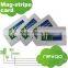 Blank magnetic stripe smart card with scratch-off panel