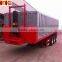 China 40ft container truck semi trailer, 3 axle flatbed semi-trailer for sale