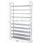Plastic woven fabric shoes tower and shoes rack tower