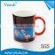 11 Oz Wholesale Ceramic Coffee Sublimation Custom Photo Thermal Color Changing Mugs