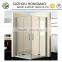 Free Standing Simple 2 sided shower enclosure,luxury shower room