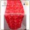 12x108 washable satin rosette table runner for events deco