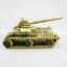 New arrival tank brass plated custom resin figure
