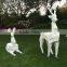 Fiberglass garden reindeer mascot