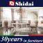 high gloss table, high gloss dining table, white high gloss dining table LV-A801A