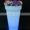 D47*H95cm Western Style Smart Controlled Multi Color LED Flower Pot Glowing LED Flowerpot