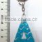 Fashion Key Chain With Personalized Letter Pendant, Alphabet Key Chain, Plastic Letter Key Chain With Printing