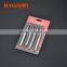 4PCS Stainless Steel Curved Tweezer Set