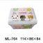 Customized high quality rectangle metal coin bank