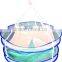 Mesh Folding Wire Hanging Large Laundry Hamper For Home Use