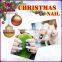 2017 New arrival imported ABS Christmas artificial nail base