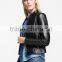 autumn custom short style washed sheep leather jacket fashion design
