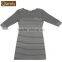 Good Quality Qianxiu latest young ladies striped nightgown