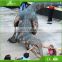 KAWAH China Manufacture Amusement Park Realistic Guy Riding Dinosaur Costume
