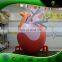 Promotional large inflatable heart replica,giant lifelike inflatable human heart model for sale