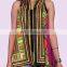 Indian Women Kimono Jacket Dashiki Cardigan Orange Long Top Blouse Beach Cover Up Dress