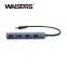 4 Ports USB 3.0 Hub Aluminum Design Multi-function USB Docking
