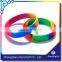China cheap new design personal custom mixed color silicone bracelets