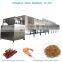 Industrial continuous microwave dryer and sterilizer oven for potato chips,  worm tunnel microwave dryer in France