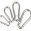 High Polished Metal Carabiner Hook Spring Snap Hook With Screw Lock