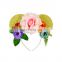 Gilr Sequin Minnie Ear Floral Headbands Return Gifts For Birthday Korean Fashion Accessories