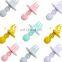 Food Grade Silicone Baby Self feeding Spoon fork Set Show Gift