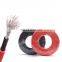 XLPE PV1-F photovoltaic TUV pv copper solar cable 2.5mm2 / 4mm2 / 6mm2 / 10mm 16mm2 solar cable