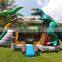 Jurassic Dinosaur Jungle Bounce House Combo Inflatable Bouncer Castle With Slide