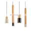 Simple design mordern Chandelier LED Pendant Light wood hanging lamp