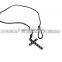 Desirable Luxury Carbon Fiber Slim Cross Bracelet